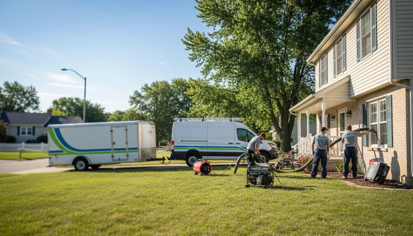Flooded Basement Restoration And Cleanup With Repair in Hardin, IL near me